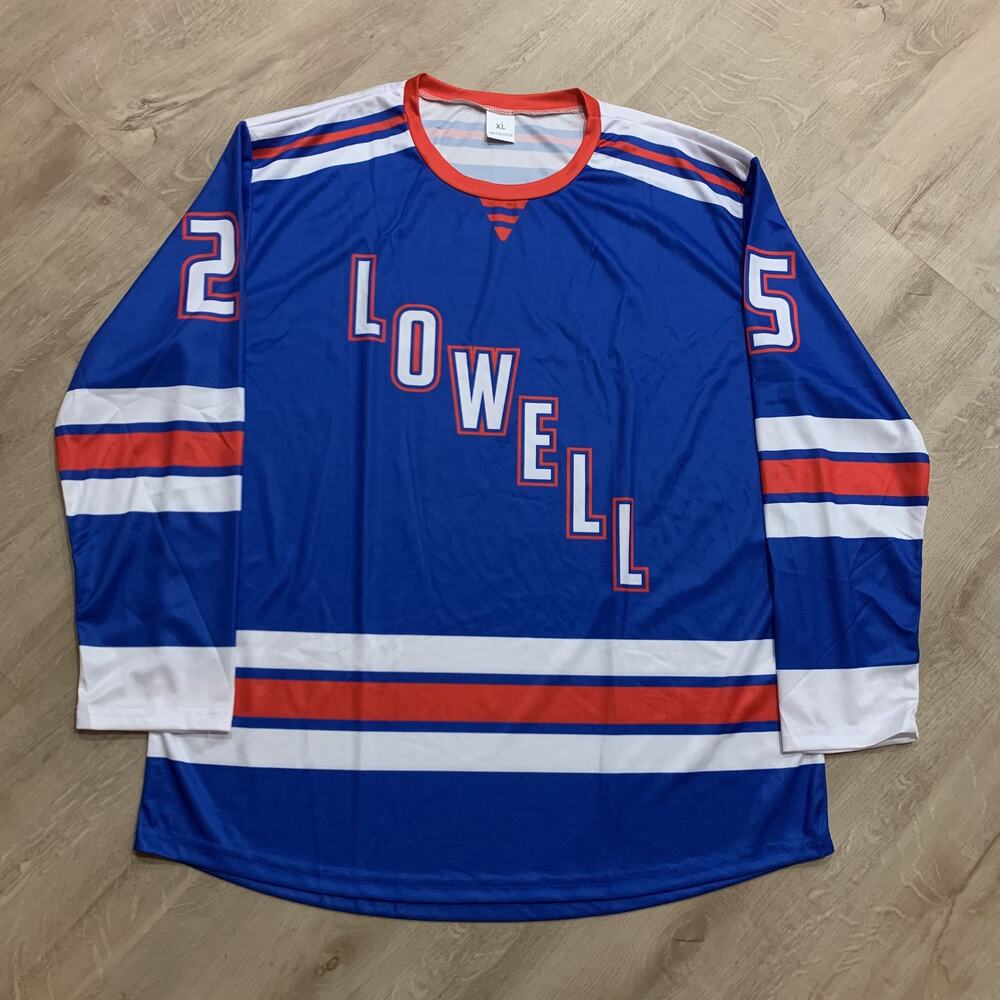 UMass Lowell River Hawks Promotional Hockey Jersey 2025 Adult XL Blue Retro